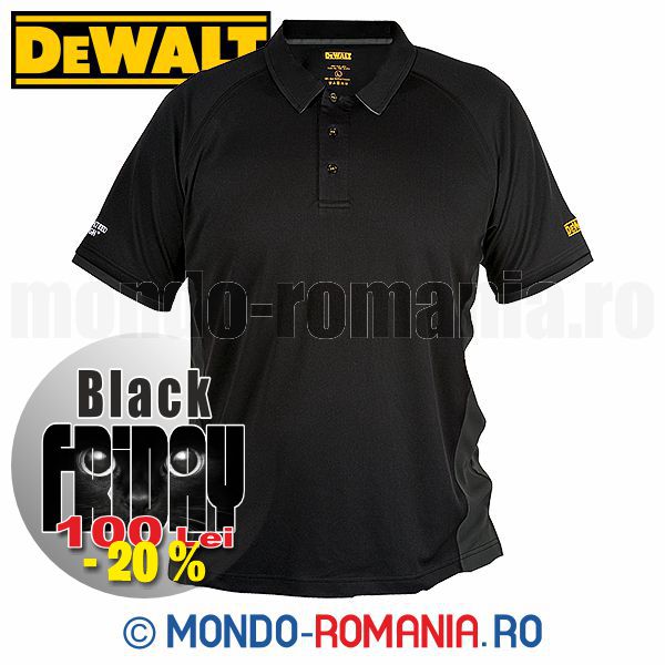 Tricou POLO DeWALT cu maneca scurta - Echipament protectie DeWALT